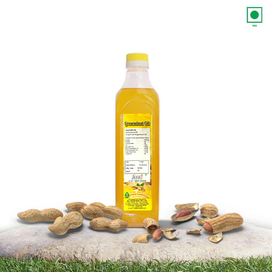 Groundnut Oil (Unrefined) - Pack of 3 - Image 3